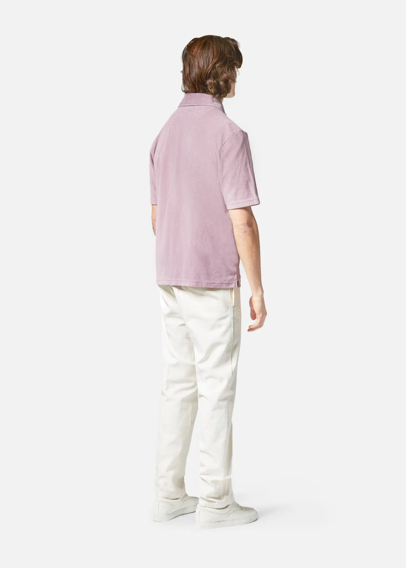 AADEO COTTON - TERRY POLOSHIRT