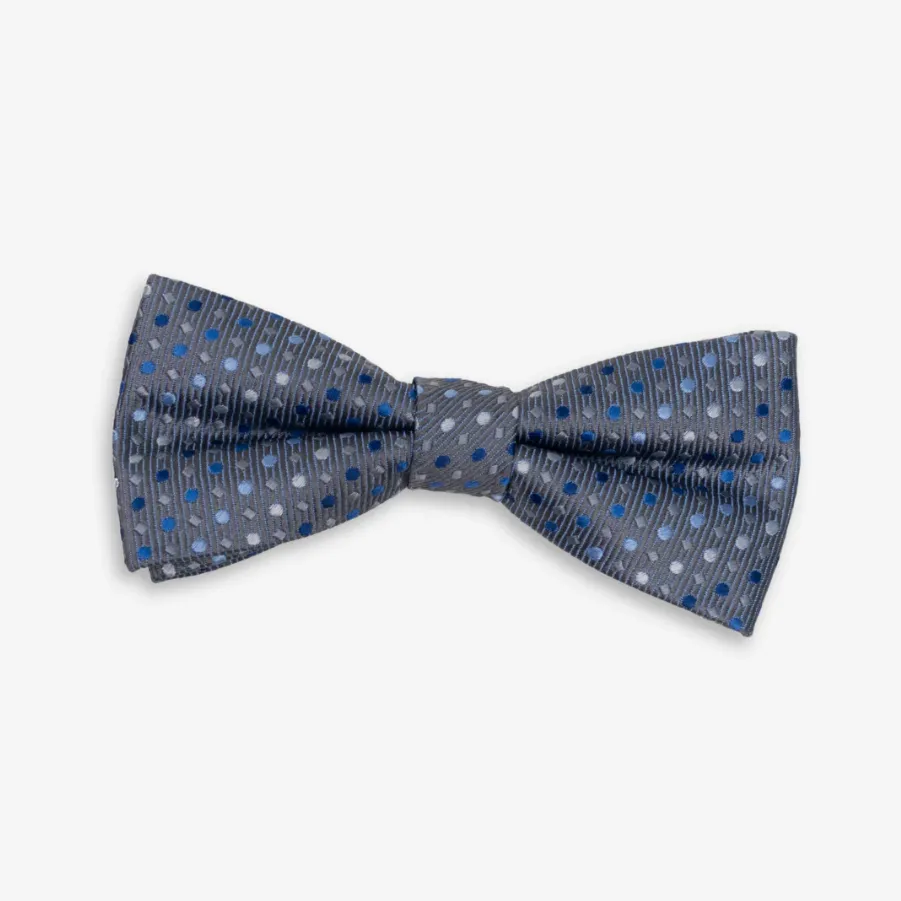 Appaman Steel Blue Dots Bow Tie