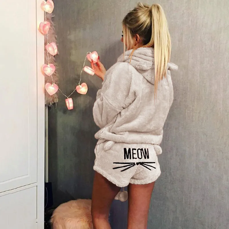 Autumn Women Winter Pajamas Set
