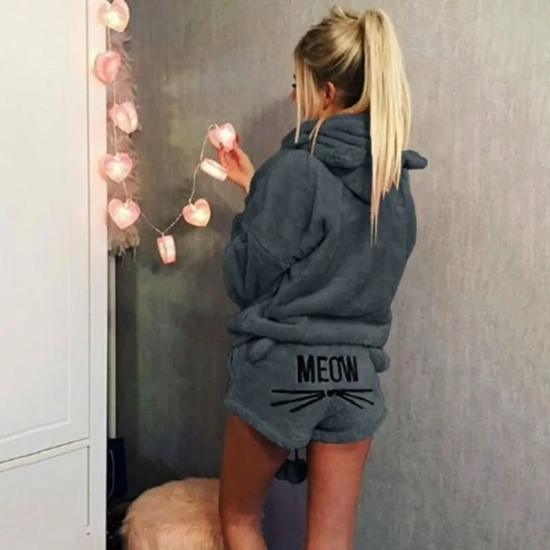 Autumn Women Winter Pajamas Set