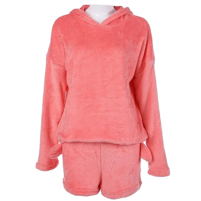 Autumn Women Winter Pajamas Set