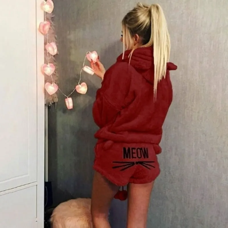 Autumn Women Winter Pajamas Set