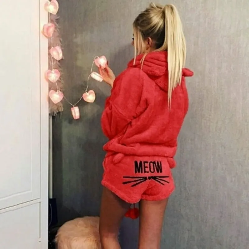 Autumn Women Winter Pajamas Set
