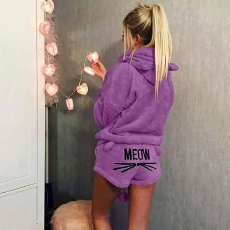 Autumn Women Winter Pajamas Set