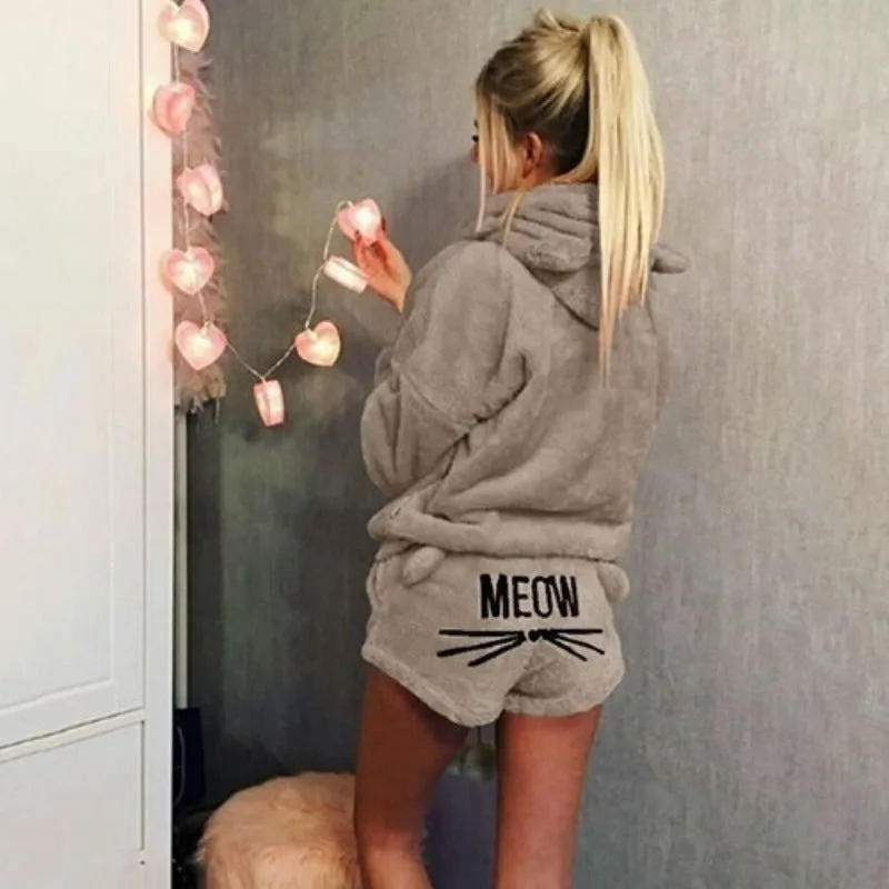 Autumn Women Winter Pajamas Set