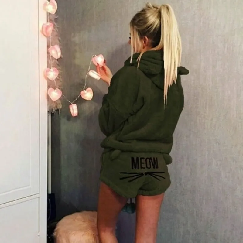 Autumn Women Winter Pajamas Set