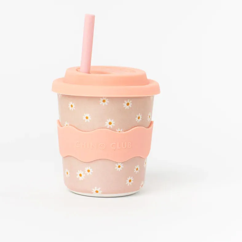 Chino Cup - NEW Kids 8oz - Pink Daisy