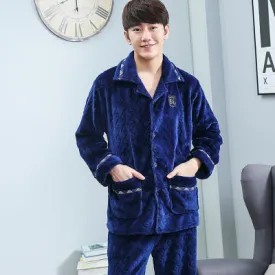 Coral fleece pajamas - Men's Pajama Set