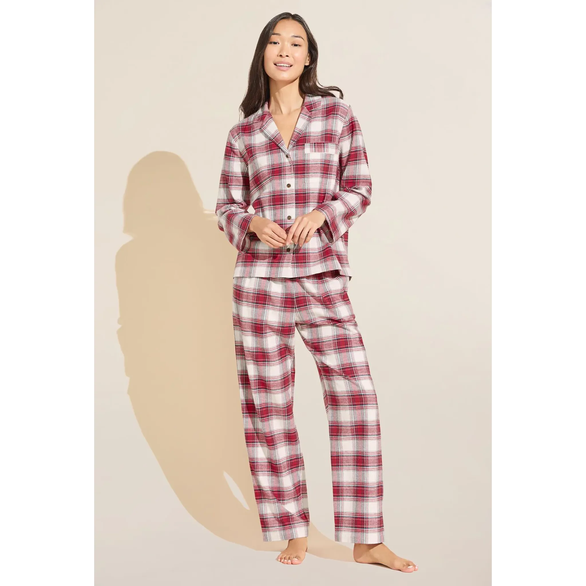 Flannel Long PJ Set