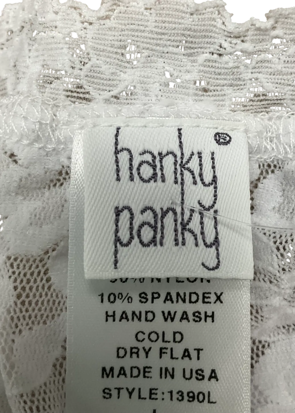 Hanky Panky White Signature Lace Classic Camisole UK L