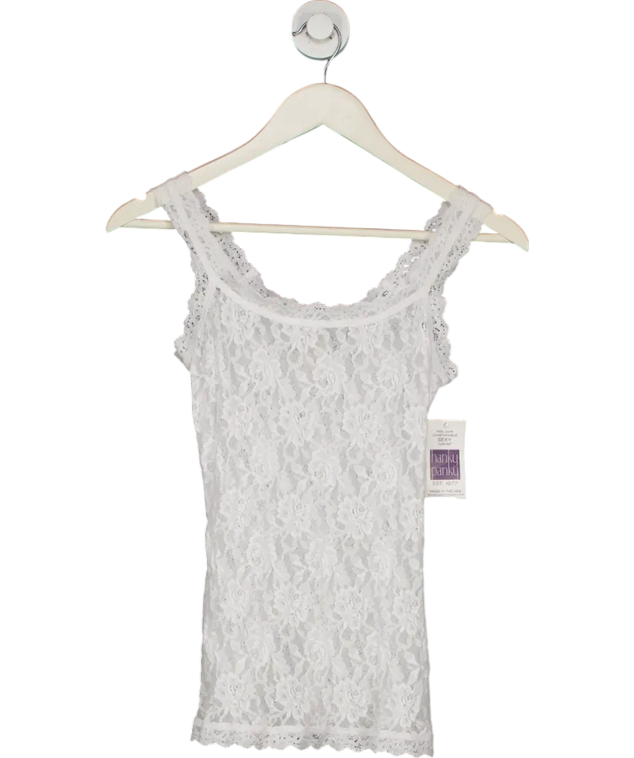 Hanky Panky White Signature Lace Classic Camisole UK L