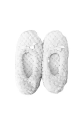 Honeycomb Fleece Slippers