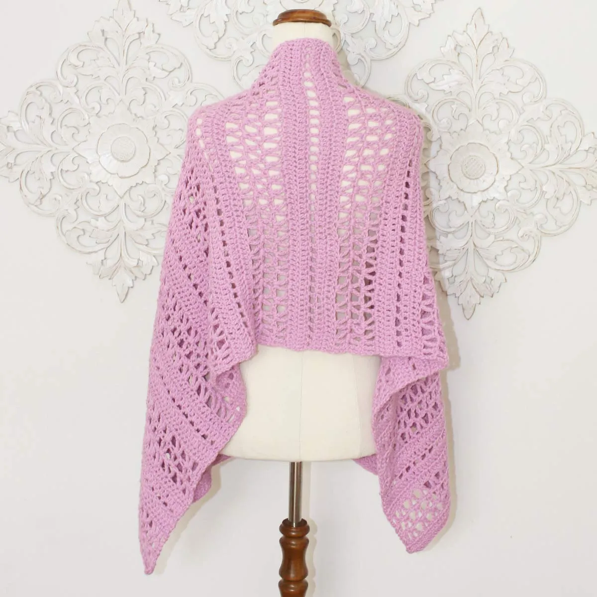 Lavender Shawl Crochet Pattern