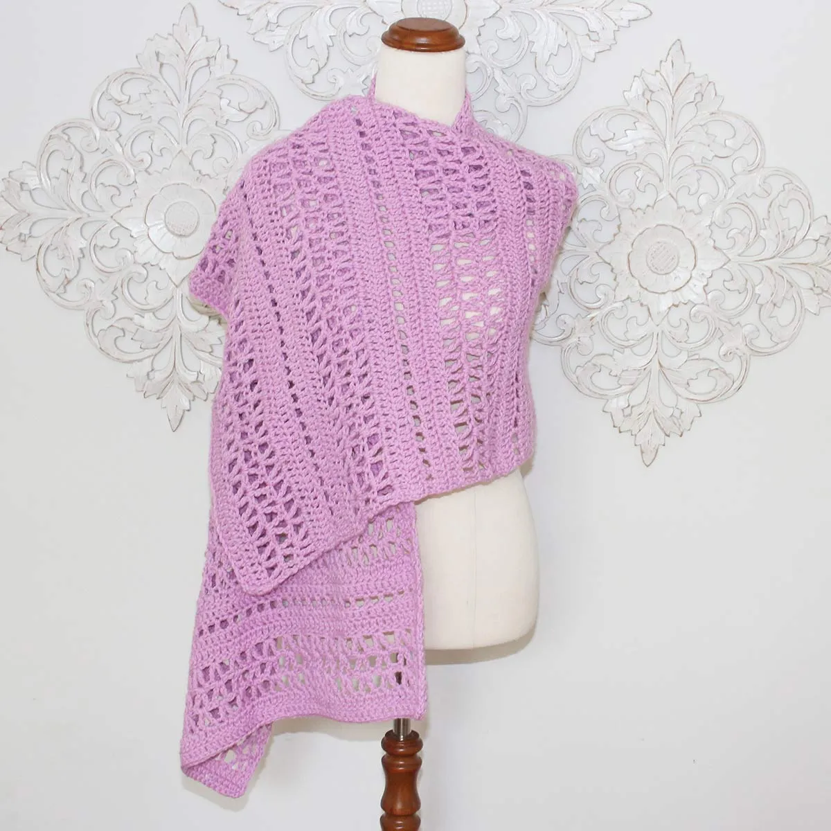 Lavender Shawl Crochet Pattern