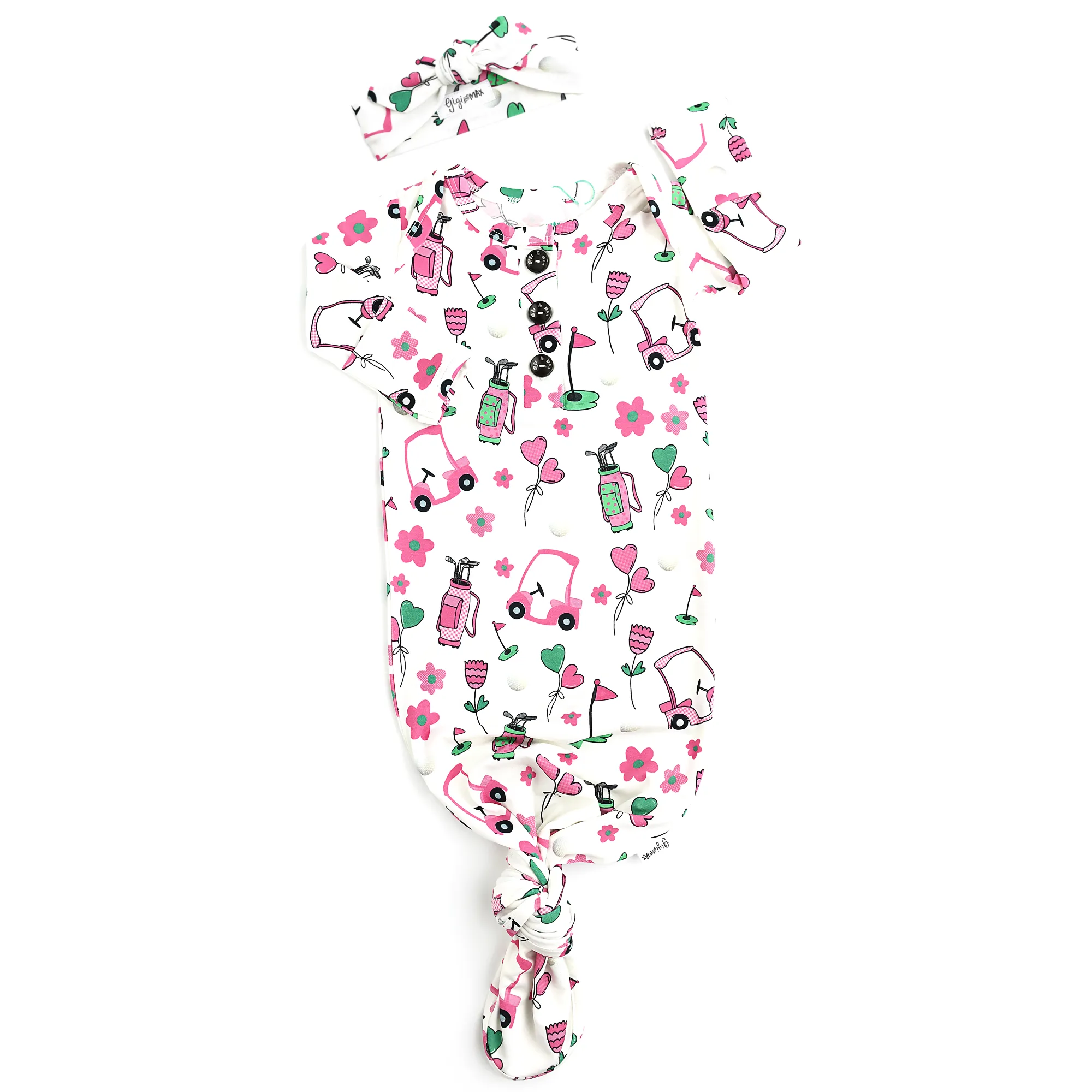 Lexi Pink Golf GOWN