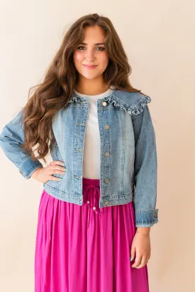 Mara Ruffle Collar Jacket