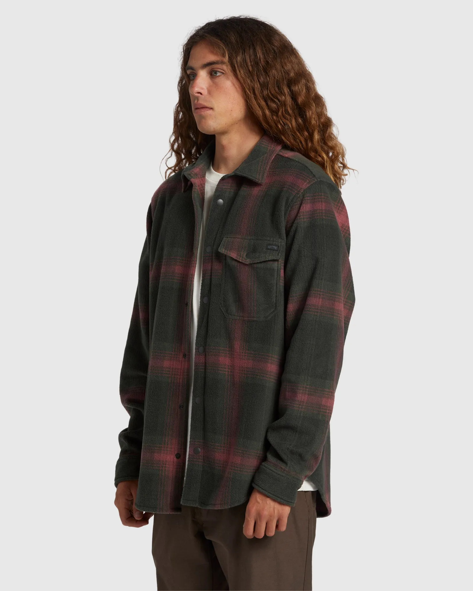 Mens A/Div Furnace Flannel Fleece Jacket