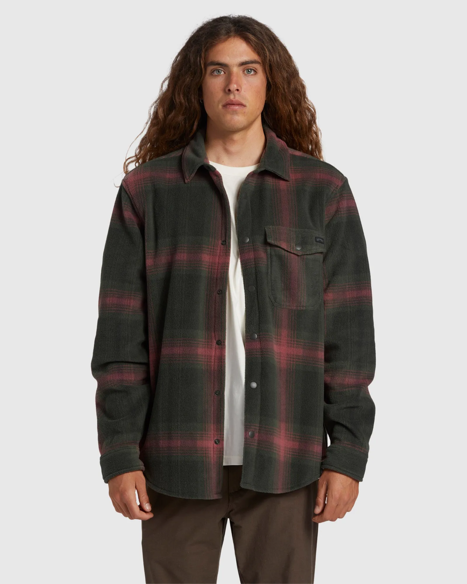 Mens A/Div Furnace Flannel Fleece Jacket