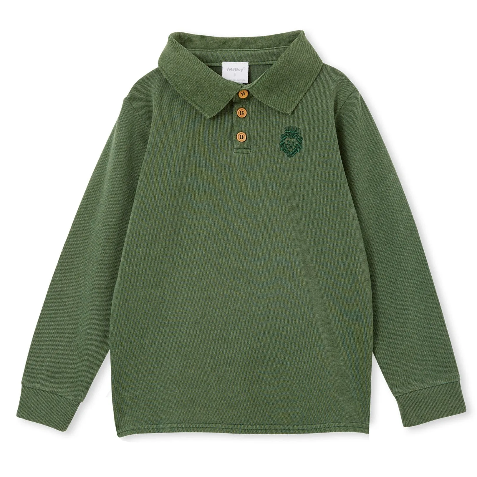 Milky Pique Polo - Olive
