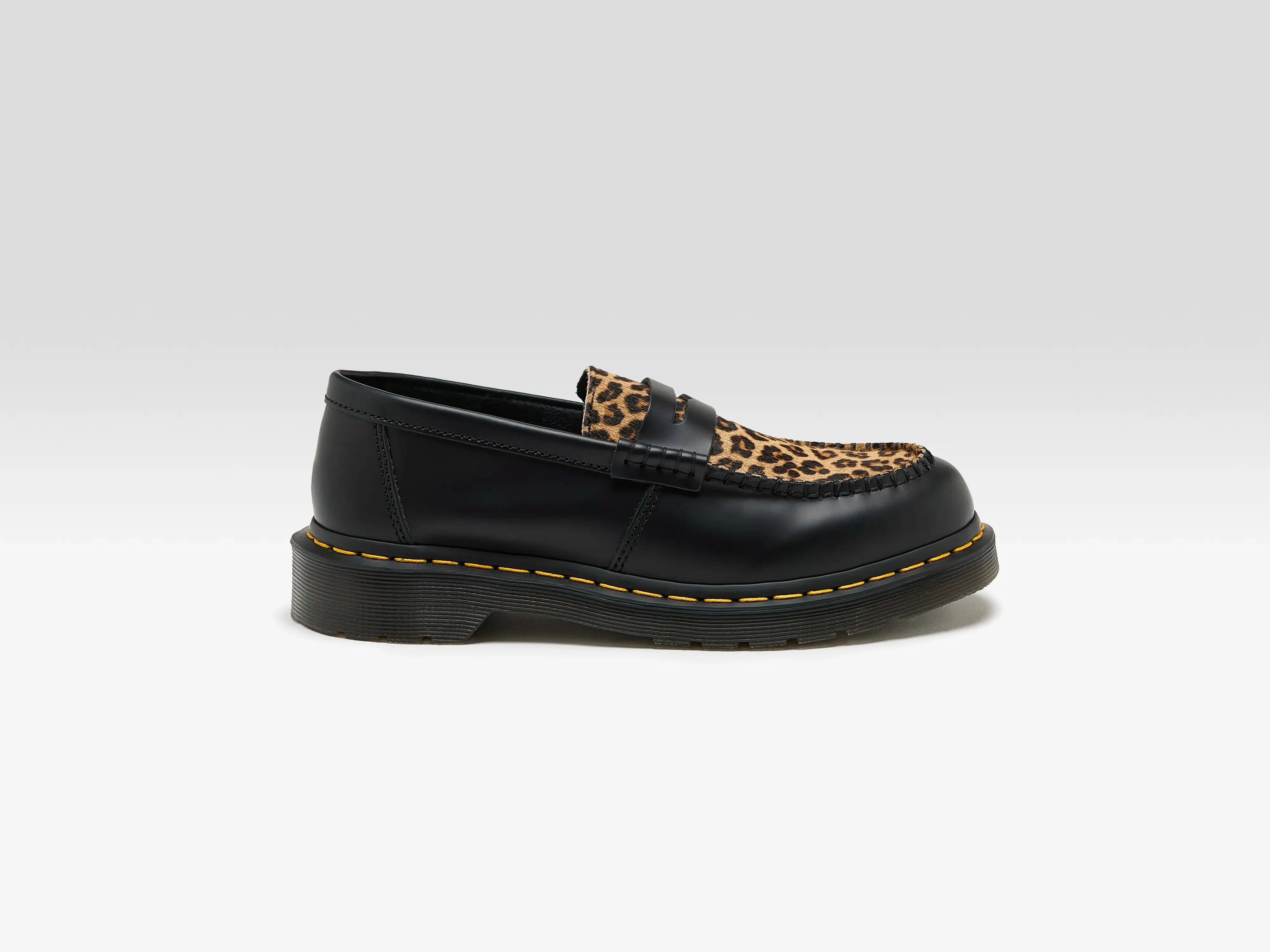 Penton Hair-on Smooth Leather Loafers (251 / W / BLACK)
