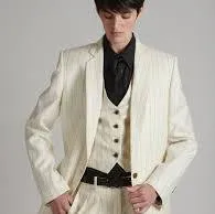 Pinstripe Suit Jacket
