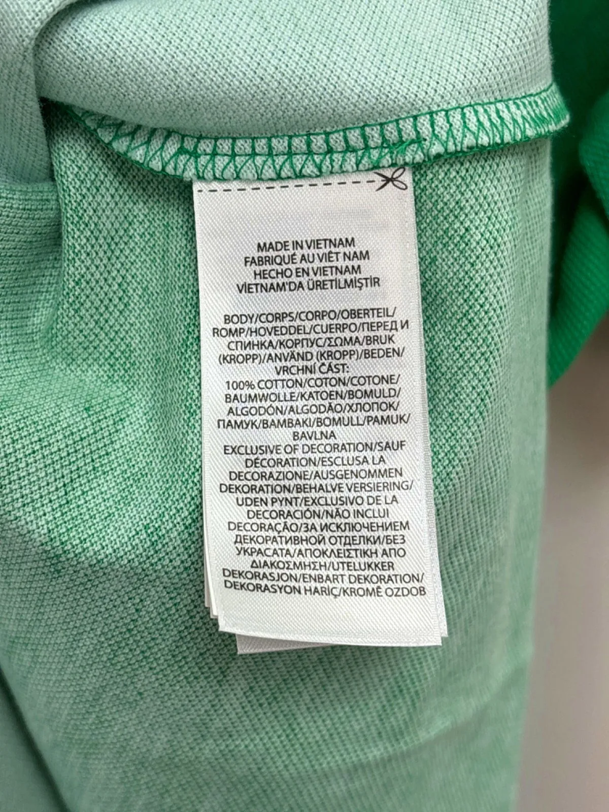 Polo Ralph Lauren Green Polo Shirt Classic Fit UK S