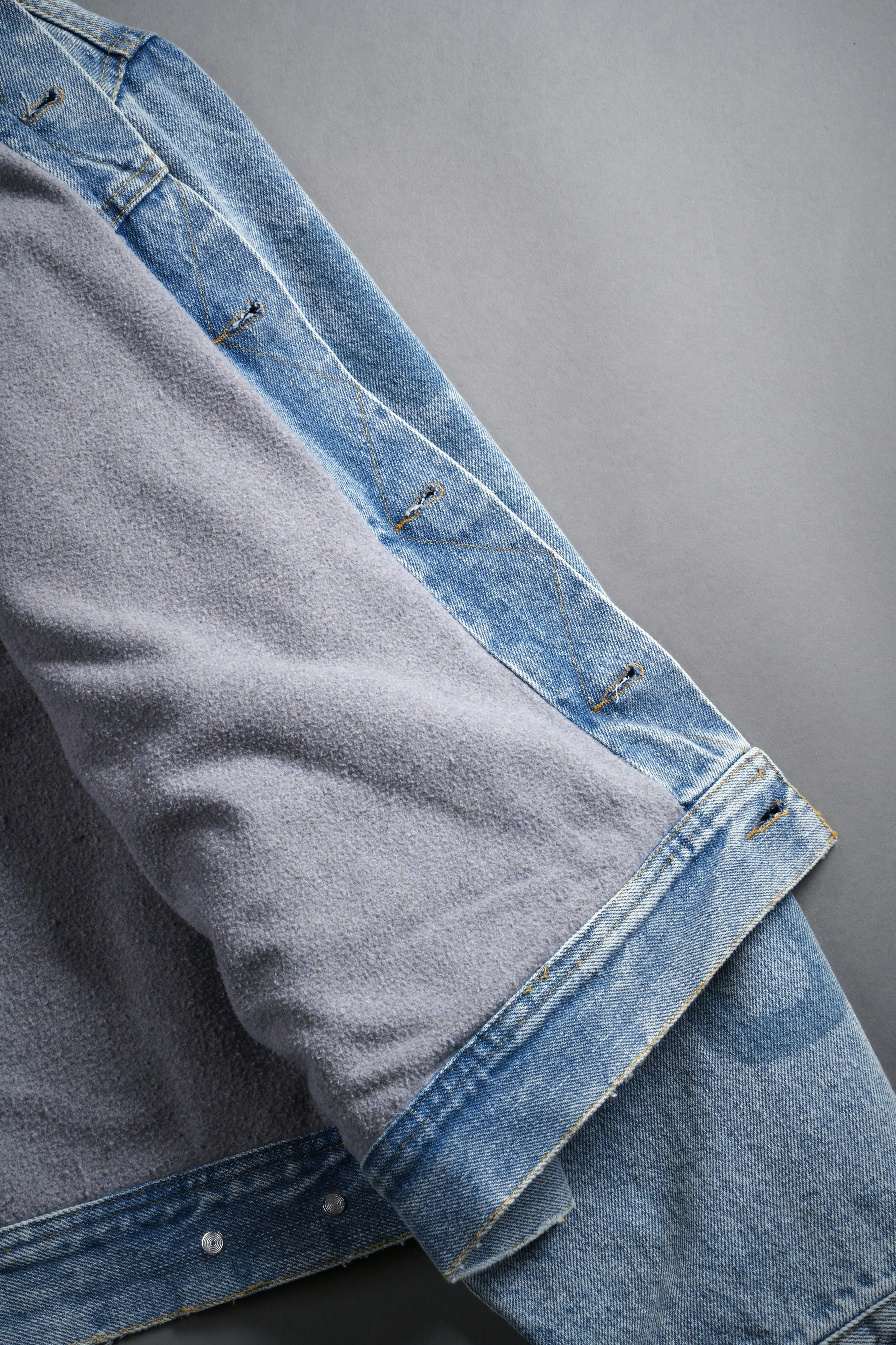 Roses While We're Here Cropped American Denim Jacket in Medium Wash