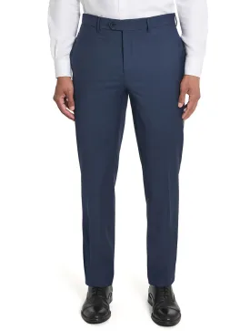 Tallia Men`s Suit Separate Wool Pants - Blue