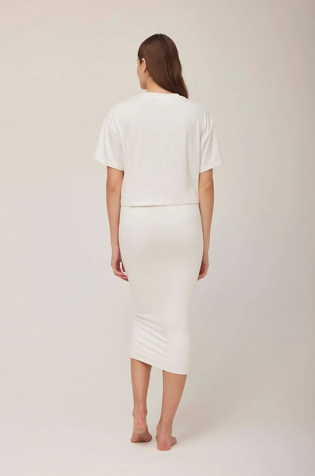 The Midi Maternity Skirt
