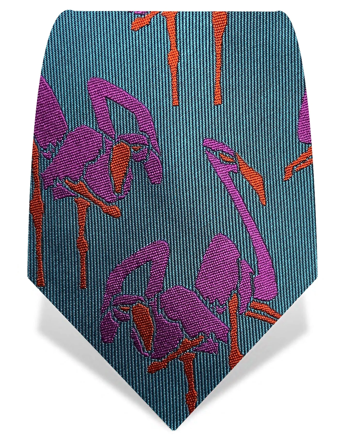 Turquoise & Pink Flamingo Tie
