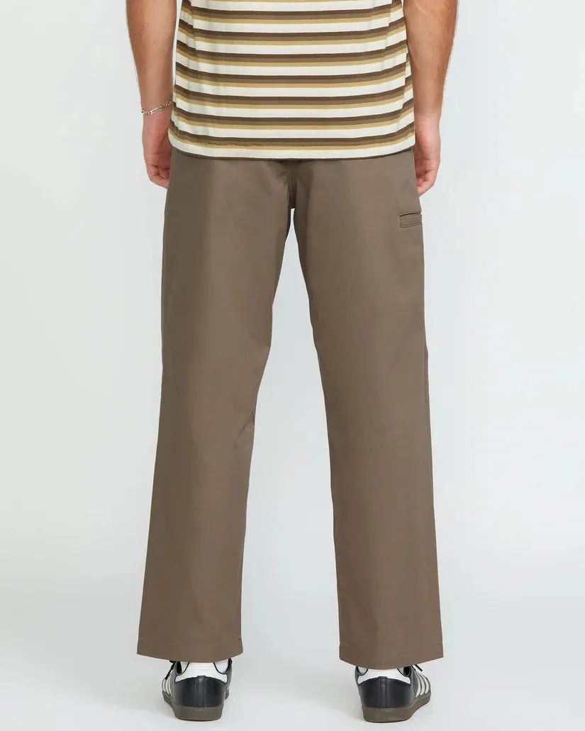 Volcom Men's Frickin Skate Chino Pants Teak A1112501_TEK