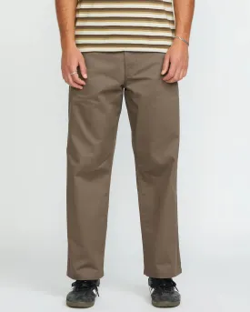 Volcom Men's Frickin Skate Chino Pants Teak A1112501_TEK