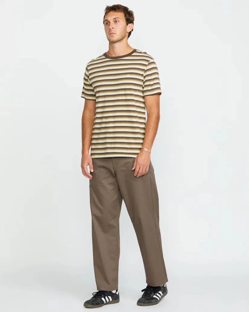Volcom Men's Frickin Skate Chino Pants Teak A1112501_TEK