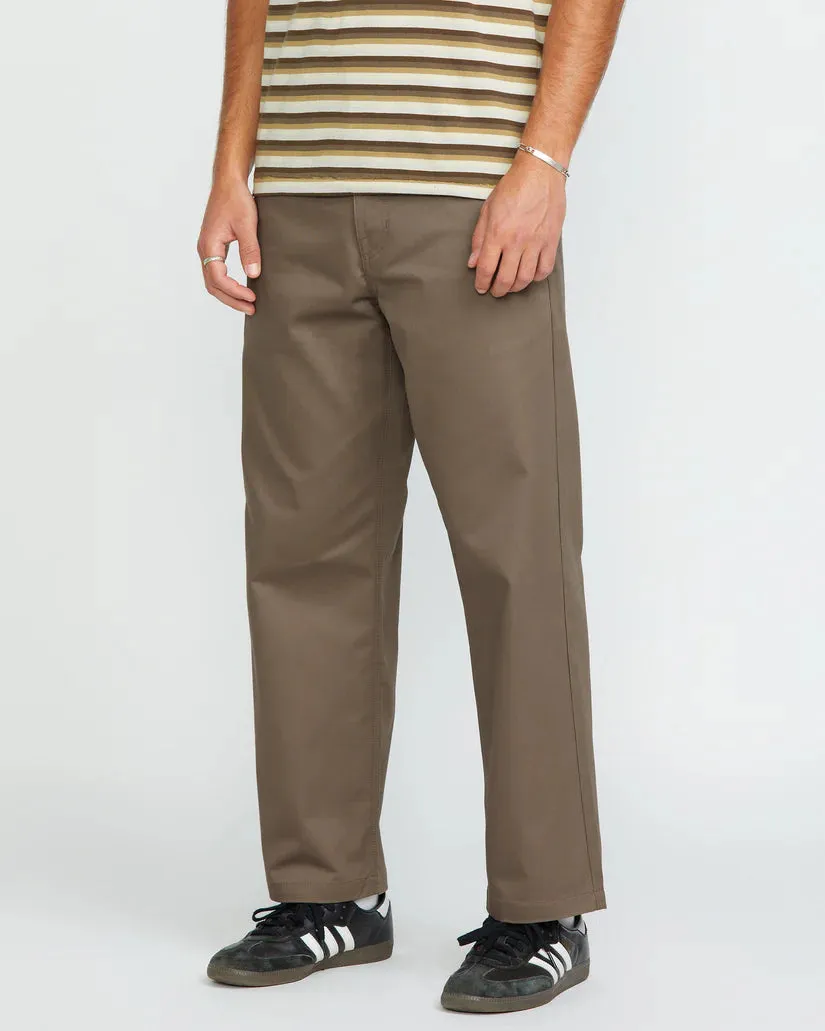 Volcom Men's Frickin Skate Chino Pants Teak A1112501_TEK