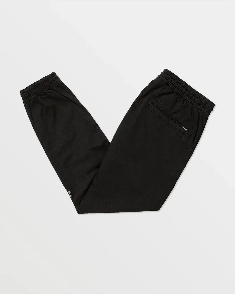 Volcom Men's Frickin Slim Joggers Pants Black A1212307_BLK