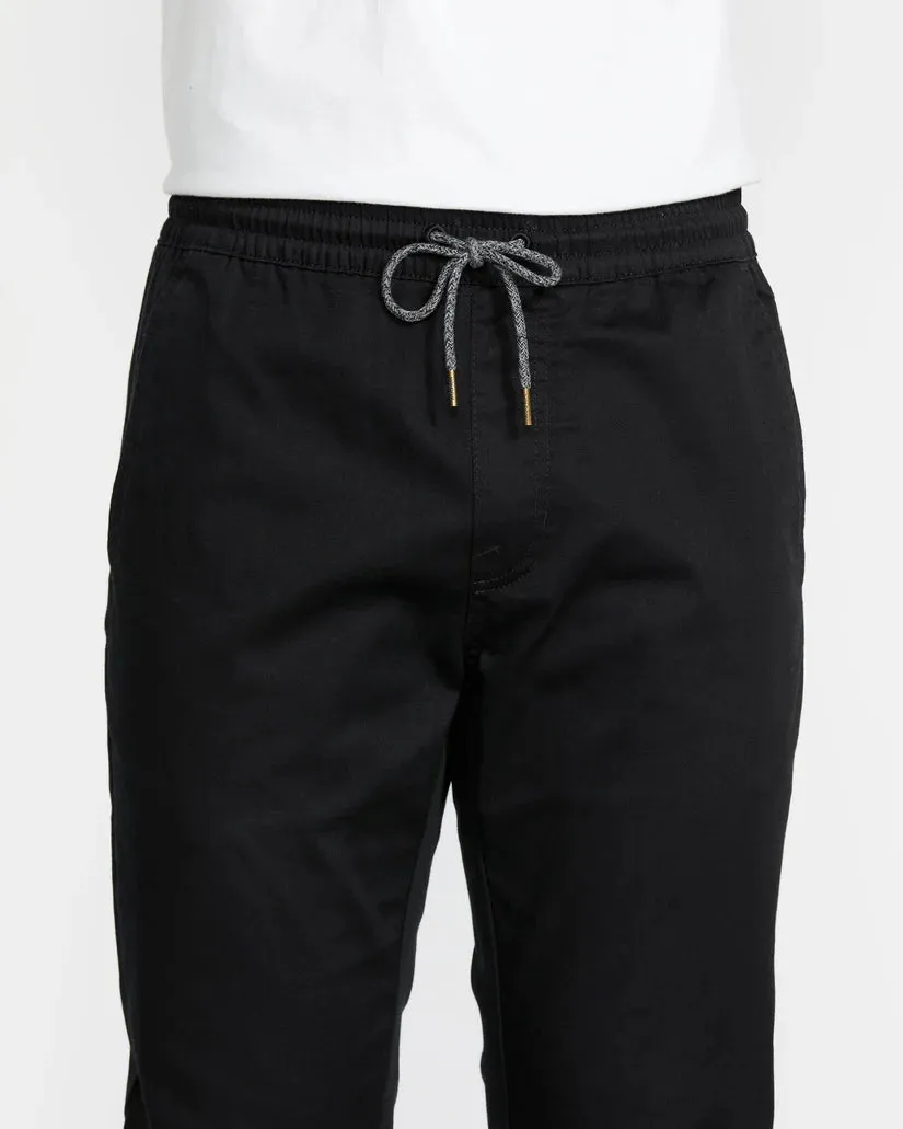 Volcom Men's Frickin Slim Joggers Pants Black A1212307_BLK